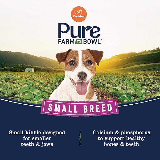 Canidae Pure Farm to Bowl Small Breed, Pasture-Raised Lamb & Lentil Recipe, 4 lbs.