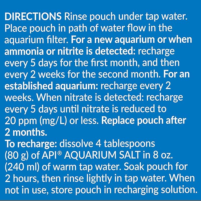 API NITRA-ZORB Size 6 Aquarium Canister Filter Filtration Pouch 1-Count Bag, Model:110A (Pack of 12)