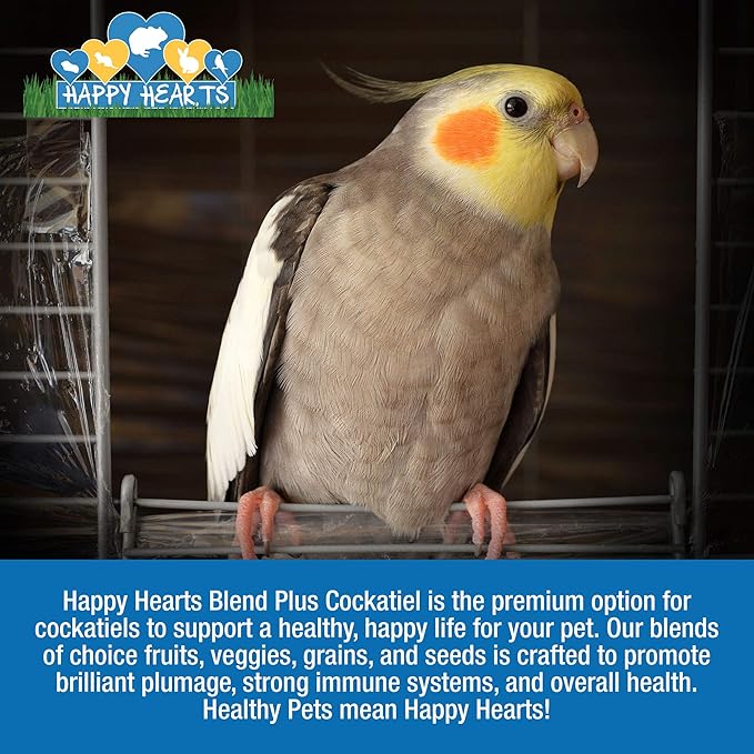 CountryMax Happy Hearts Total Blend Plus Cockatiel Food (3 Pounds)