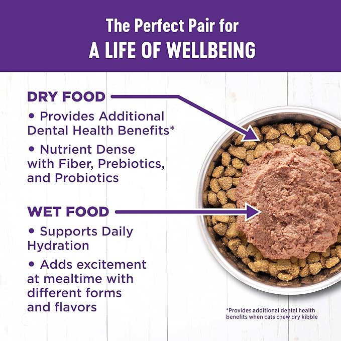 Wellness Complete Health Gravy and Minced Variety Pack Adult Canned Wet Cat Food, Natural, Protein Rich, Grain Free, Salmon, Tuna, and Chicken Recipes, 3 oz, Pack of 12 Cans