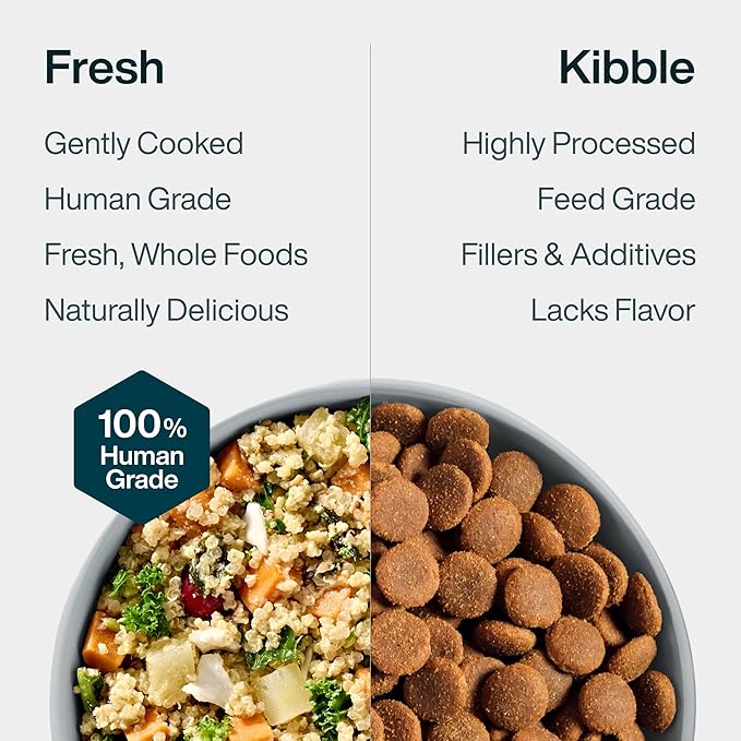 Just Food For Dogs Sensitive Skin Dog Food, Frozen Fresh Pet Meals and Toppers for Skin and Coat, Human Grade, Fortified with Omega 3, Highly Digestible, White Fish - 18-oz, 21 pack