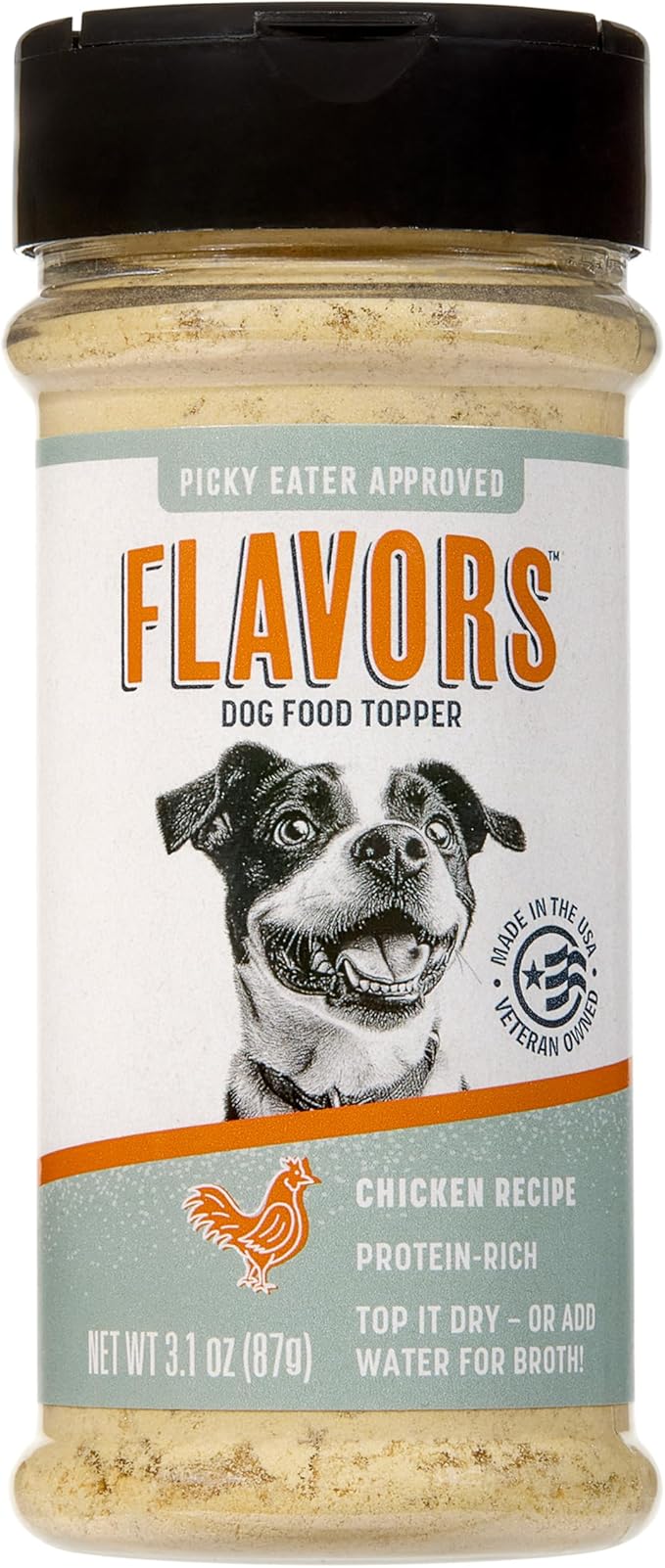 BEAUMONT BASICS Flavors Food Topper for Dogs, Chicken Recipe, 3.1-Ounce