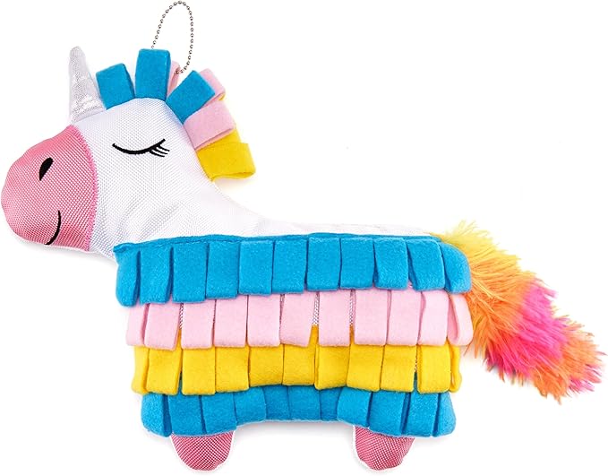 Injoya Fiesta Pinata Interactive Puzzle Snuffle Toy for Dogs and Cats Small