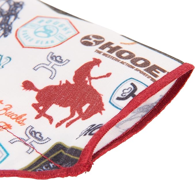 Hooey Nomad Dog Bandana, Polyester Dog Bandana with Graphic-Inspired Prints, Hooey Rodeo