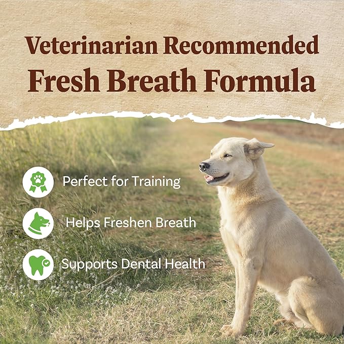 A Freschi srl All Natural Dog Chews, USA-Sourced Trukey, Hypoallergenic, Dog Treats for Puppies and Adult Dogs, Grain-Free, Signature Series, Turkey Dental Sticks 2.2 lb