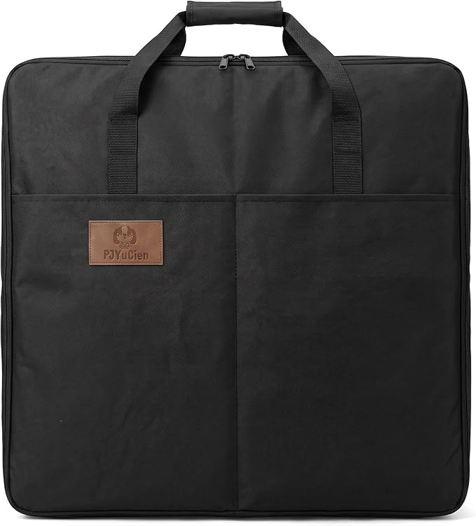 PJYuCien Storage Bag for 24"x24" Metal Foldable Dog Playpen, 600D Oxford Fabric, Waterproof Moisture-Proof, 270° Large Zipper, Travel Carry Case for Camping, Park & Home Storage