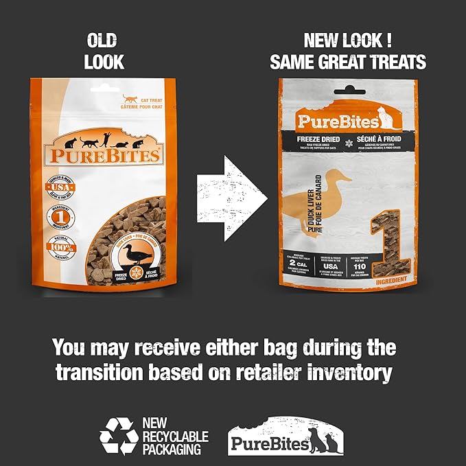PureBites Duck for Cats, 1.05oz / 30g - Value Size