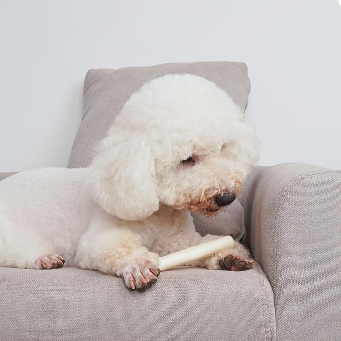 MON2SUN Dog Rawhide Rolls Twist Sticks Chew Treats Natural Flavor 6.5 Inch 40 Count for Puppy and Small Dogs (Pack of 2)