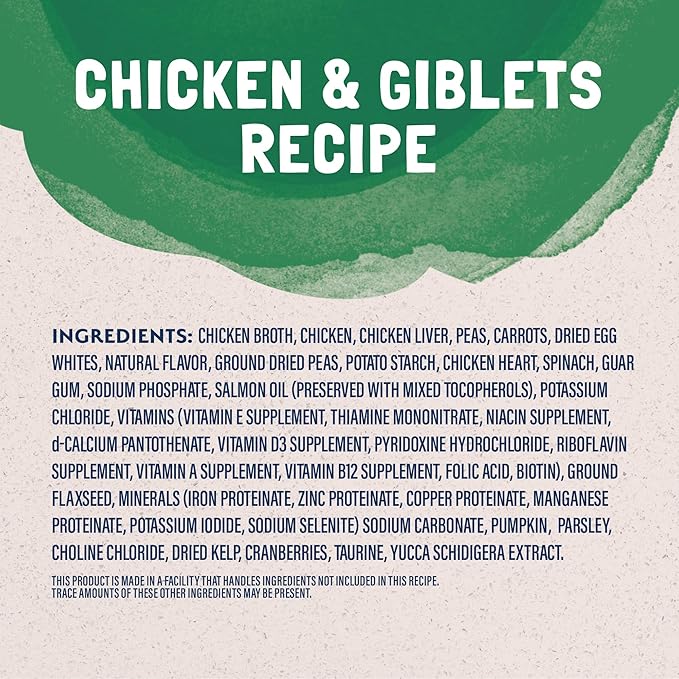 Natural Balance Original Ultra Platefulls Adult Grain Free Wet Cat Food Salmon, Chicken & Giblets Formula in Gravy, 3 Ounce Pouch (Pack of 24)
