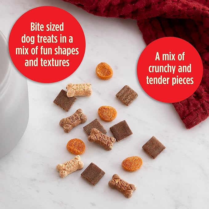 Milk-Bone Trail Mix Dog Treats, Real Beef & Sweet Potato Flavor, 20 Ounces