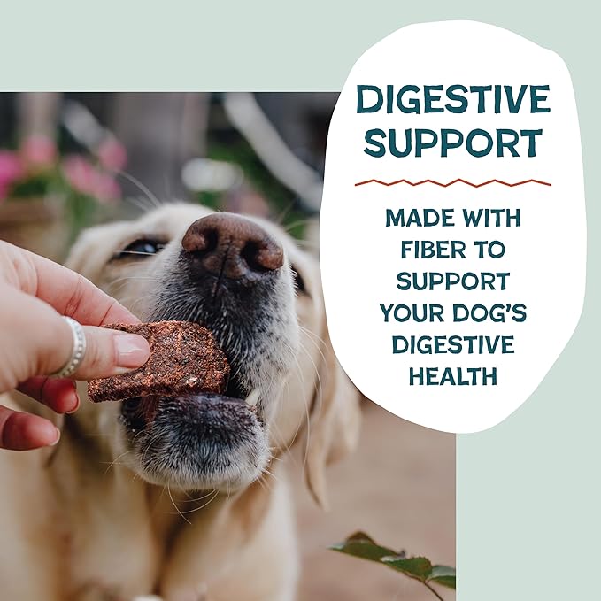 Shameless Pets Jerky Bites Treats, Duck-Tato - Healthy Dog Chews for Digestion Support with Fiber - Dog Treats with Real Cage-Free Duck - Free from Grain, Corn & Soy - 1-Pack