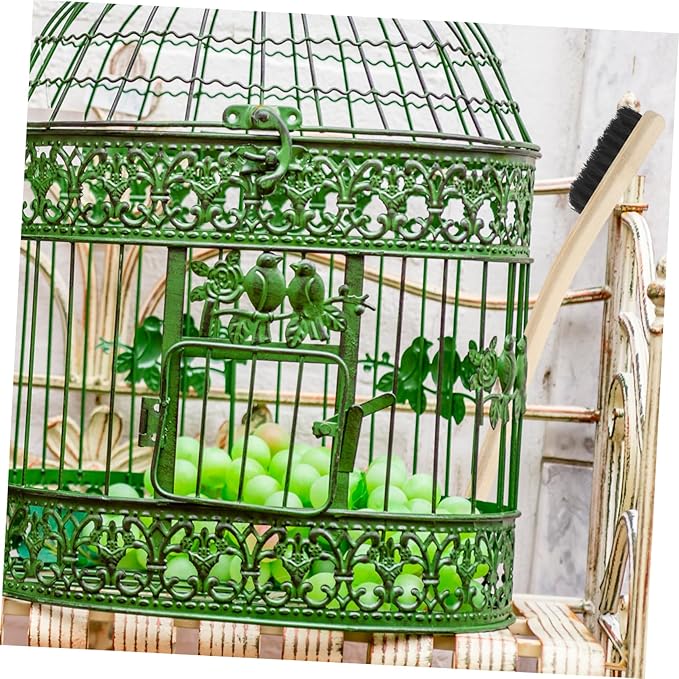 VANZACK 3pcs Bird Cage Cleaning Brush Soft Bristles for Gentle for Birdcages and Pet Cages Essential Bird Accessories for Easy Maintenance