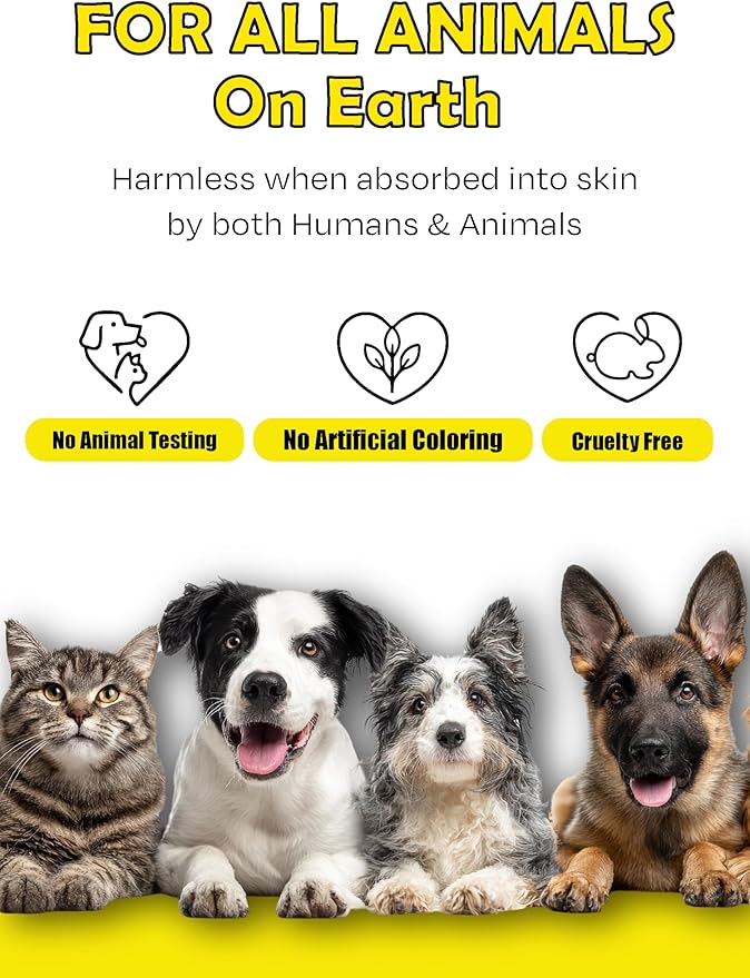 Yellow CENTELLA Salve – Hot Spot & Wound Care Ointment for Dogs, Cats & Small Animals – Lick-Safe, Fast-Acting, Steroid-Free, Natural Healing Balm for Cracked Paws & Skin Irritation, 1.16 oz