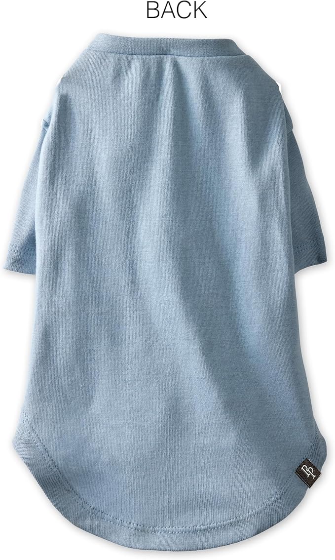 Pet Passion Toby II - The Perfect Tee, 3 Pack Short Sleeve Pet T-Shirt 100% Organic Cotton Tees Clothes for Small, Medium, Large Dogs, Navy Ombre, XX-Large (70-110 lbs)