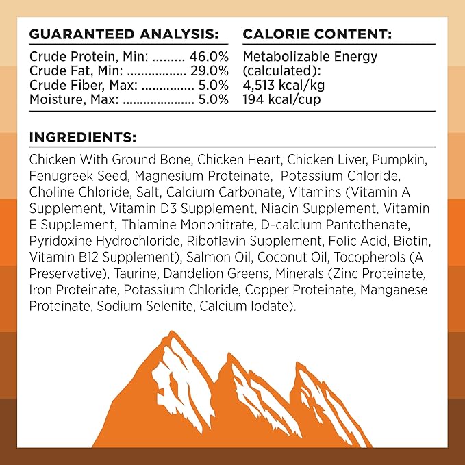 BIXBI Rawbble Freeze Dried Cat Food, Chicken Recipe, 10 oz - 95% Meat and Organs, No Fillers - Pantry-Friendly Raw Cat Food for Meal, Treat or Food Topper - USA Made in Small Batches