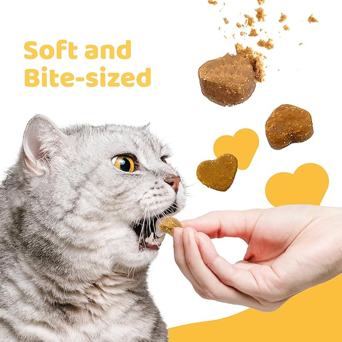 iPaw Soft Cat Treats for Indoor Cats, Healthy Kitten Snacks with Probiotics, Grain Free, Easy to Digest (Chicken and Cranberry)