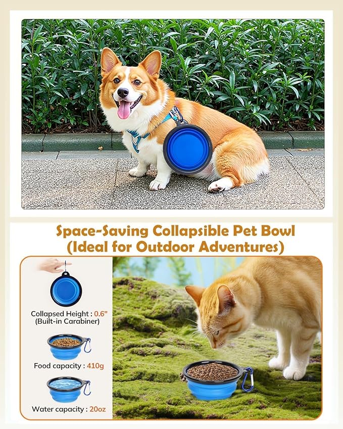 Morpilot Cat Carrier - Cat Carrier Soft for Medium or Large Cats up to 20lbs, with Dual-Sided Cushion, Secure Buckle and Foldable Bowl, Dog Carriers for Small Dogs(Purple)-17.3" L x 12.2" W x 13.4" H