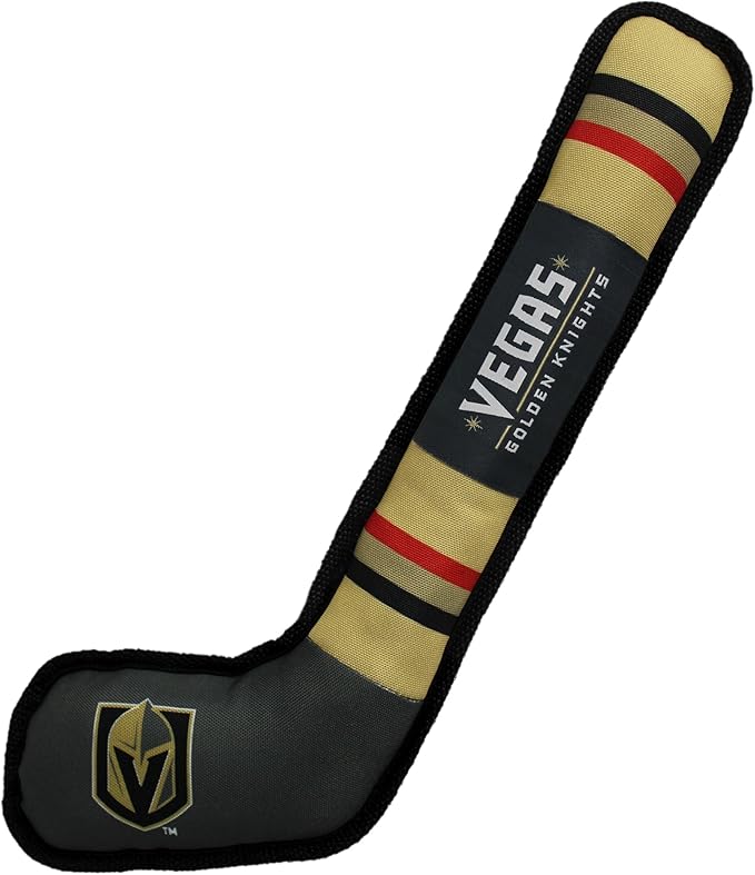 Pets First NHL LAS Vegas Golden Knights Stick Toy for Dogs & Cats. Play Hockey with Your Pet with This Licensed Dog Tough Toy Reward! , 16 inches long