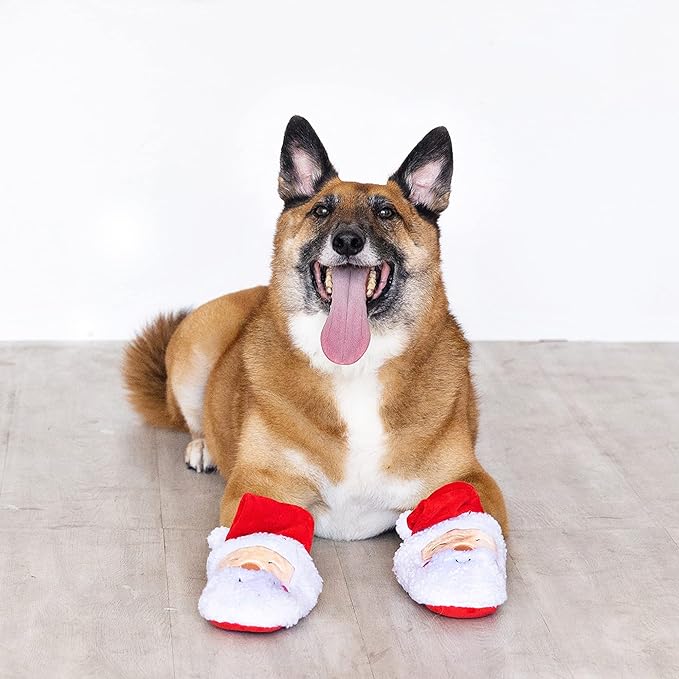 Fringe Studio Plush Dog Toy, ST. Nick’S Kicks(289841),Multi-Colored