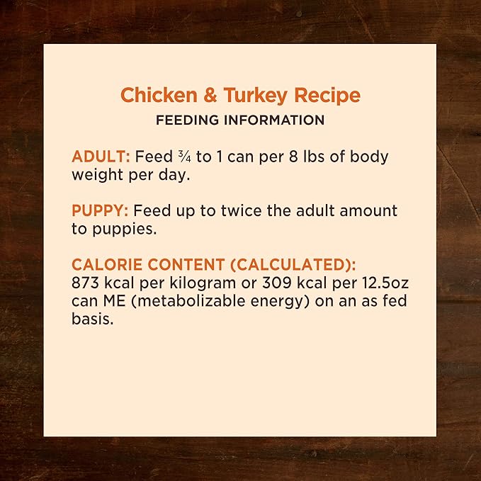 Wellness CORE Hearty Cuts Adult Canned Wet Dog Food, Grain Free, Natural, Chicken and Turkey Recipe, 12.5 oz, Pack of 12 Cans