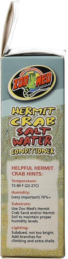 Zoo Med Hermit Crab Salt Water Conditioner (Pack of 2)