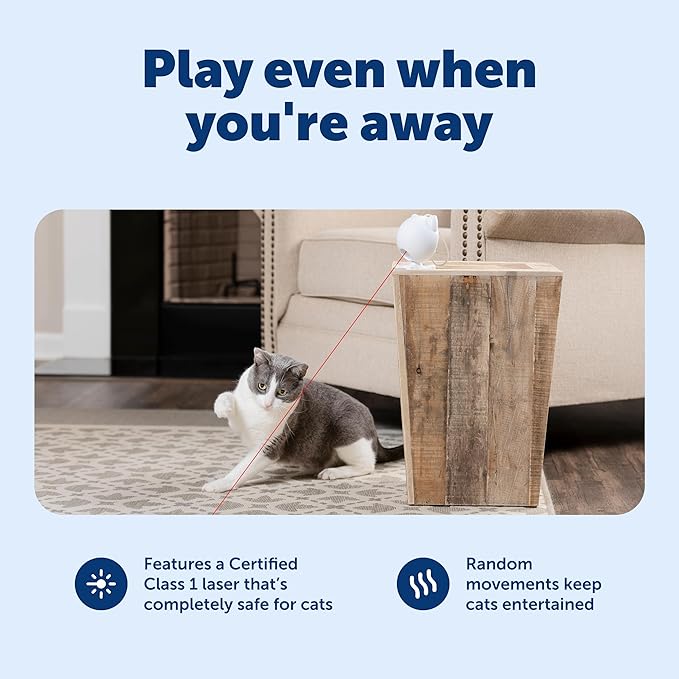 PetSafe Dancing Dot Laser Cat Toy - Interactive Playtime for Cats - 2 Play Modes