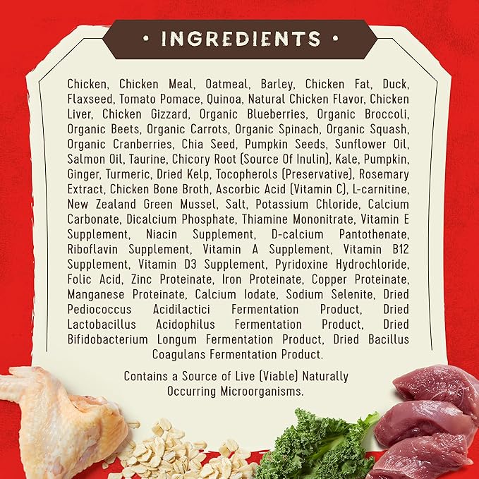 Stella & Chewy's SuperBlends Raw Coated Wholesome Grains Cage-Free Chicken & Duck Recipe with Superfoods, 21 lb. Bag