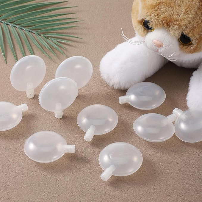 SynHHergyx Squeakers for Dog Toys, 12 Pcs 50mm Plush Toy Noise Maker Insert Replacement for Dog Cat Toy Repair Pet Supply