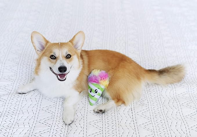 Outward Hound Surprise Destroy Them All Sweet Shop Dog Toy - 3-in-1 Dog Toy, Collect All of The Squeakin Sweet Treats!