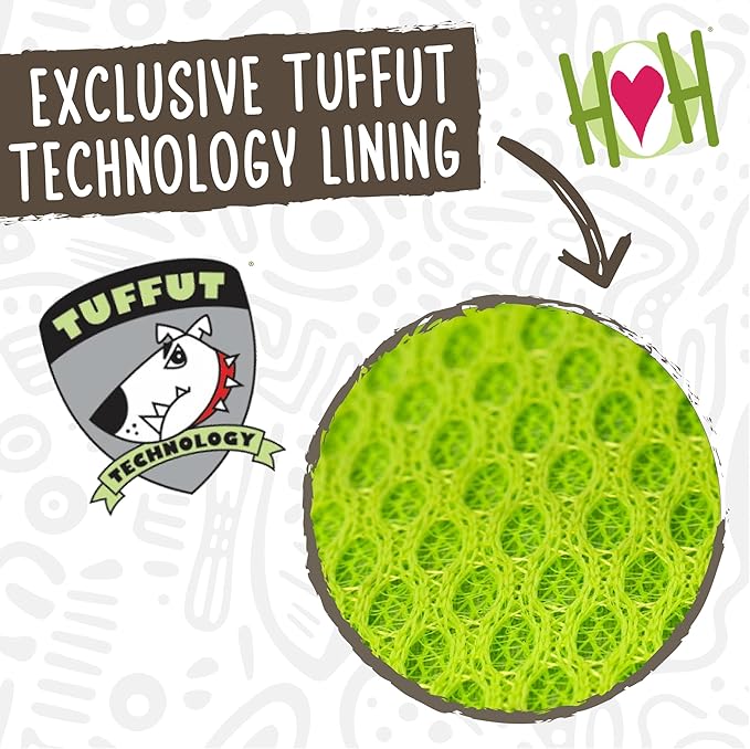 HuggleHounds Flatties - Dog Plush Toys to Keep Them Busy, Squeaky Crinkle Pet Toy for Medium and Large Dogs, Durable Stuffed Animal Toy - Bobbi Bunny HuggleFlatties, Large
