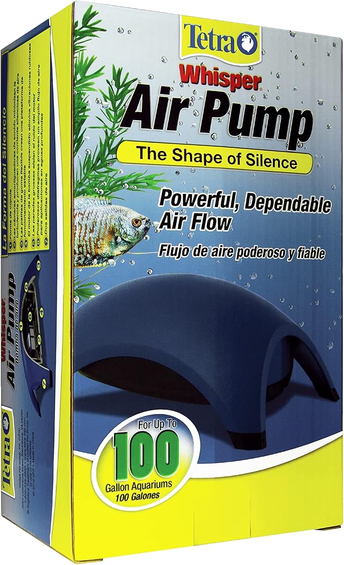Tetra Whisper Easy to Use Air Pump for Aquariums (Non-UL),Blue
