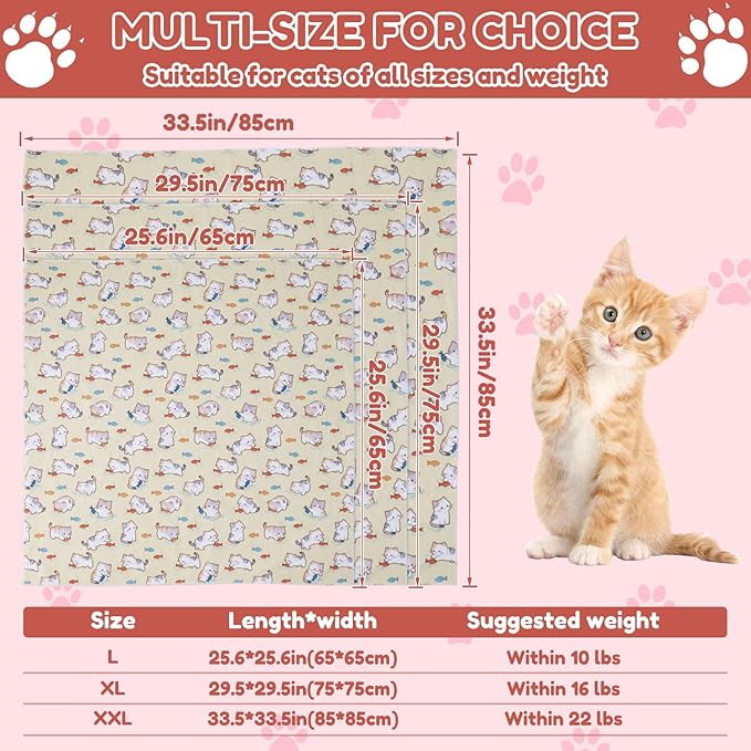 29.5" Cat Grooming Wrap,cat wrap for Cutting Nails,Self-Adhesive cat Swaddle wrap cat Restraint cat wrap Blanket for Medicine, Nail Clipping, Teeth Brushing,White Guitar(Within 16lbs)