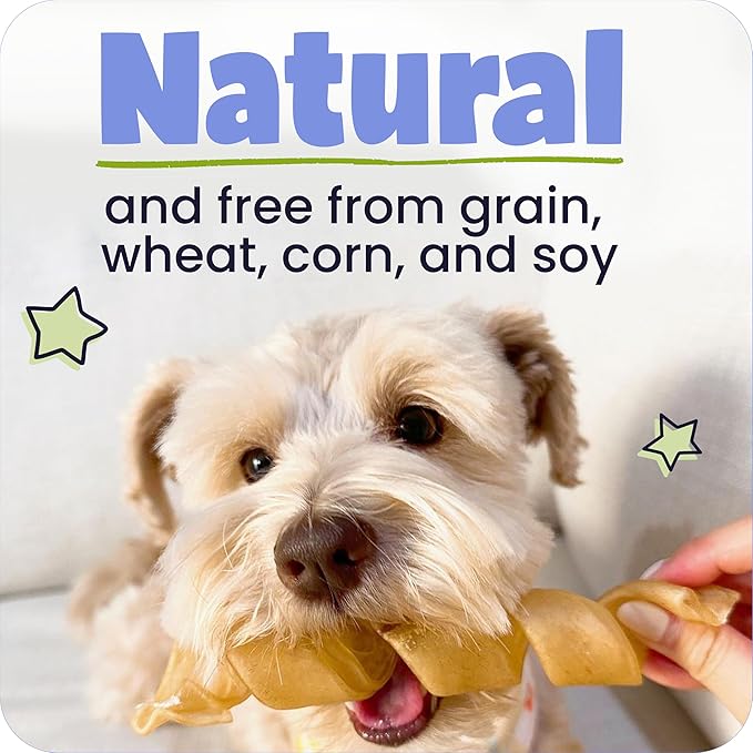 Pawstruck All Natural 5-6" Roasted Collagen Sticks for Dogs – Low Odor & Long-Lasting Bully Stick Alternative, Single Ingredient & Vet Approved – 40 Pack