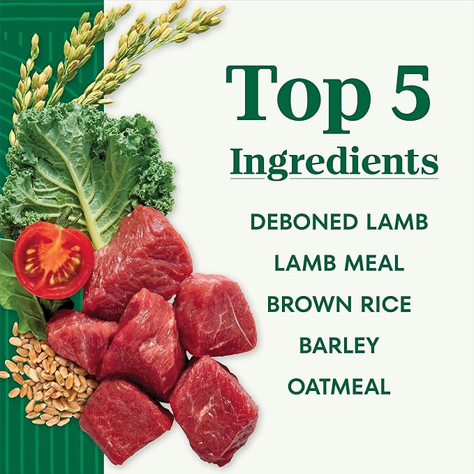 Nutro Natural Choice Dry Dog Food, Adult Dog Food Dry Lamb and Brown Rice Recipe, 12 lbs.