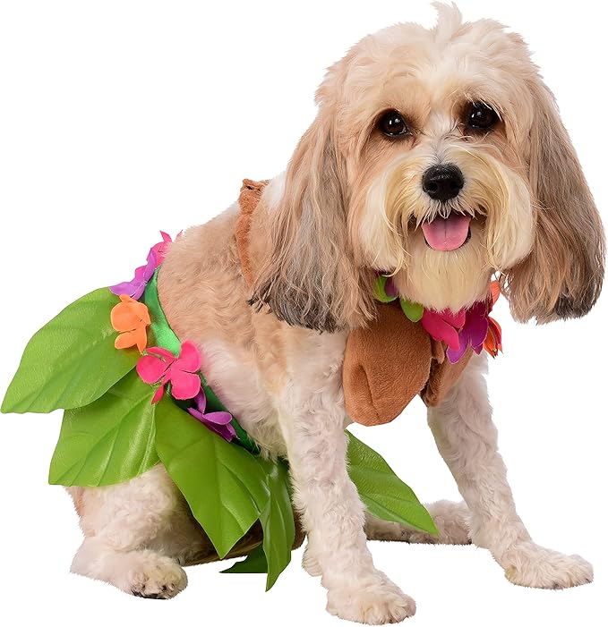 Rubies Hula Girl Pet Costume for Dogs or Cats, XL