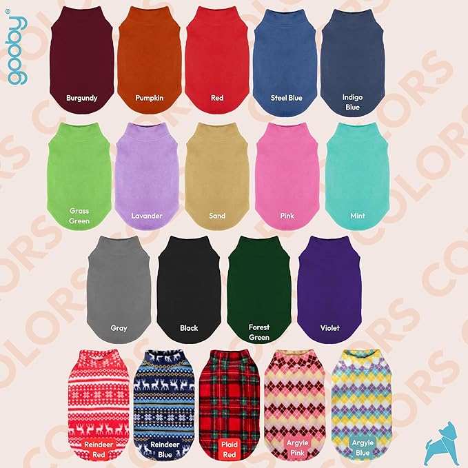 Gooby - Stretch Fleece Vest, Pullover Fleece Vest Jacket Sweater for Dogs, Pink, 5X-Large