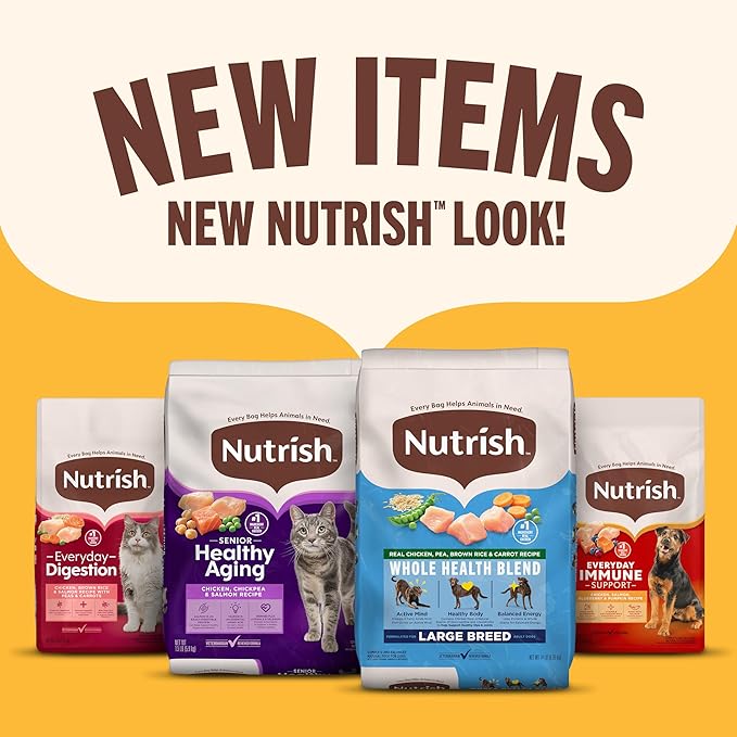 Nutrish Premium Natural Dry Cat Food, Real Chicken & Brown Rice Recipe, 14 Pounds (Packaging May Vary), (Rachael Ray Nutrish)