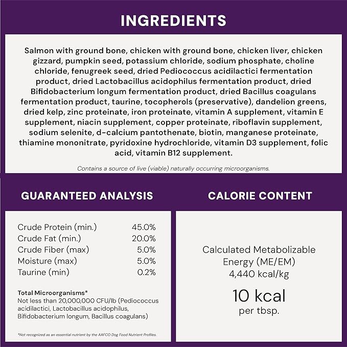 Stella & Chewy's Freeze-Dried Raw Cat & Kitten Food Topper - Magical Dinner Dust - Premium Wild-Caught Salmon & Cage-Free Chicken - Grain-Free, Protein-Rich - Perfect For Picky Eaters - 7 oz