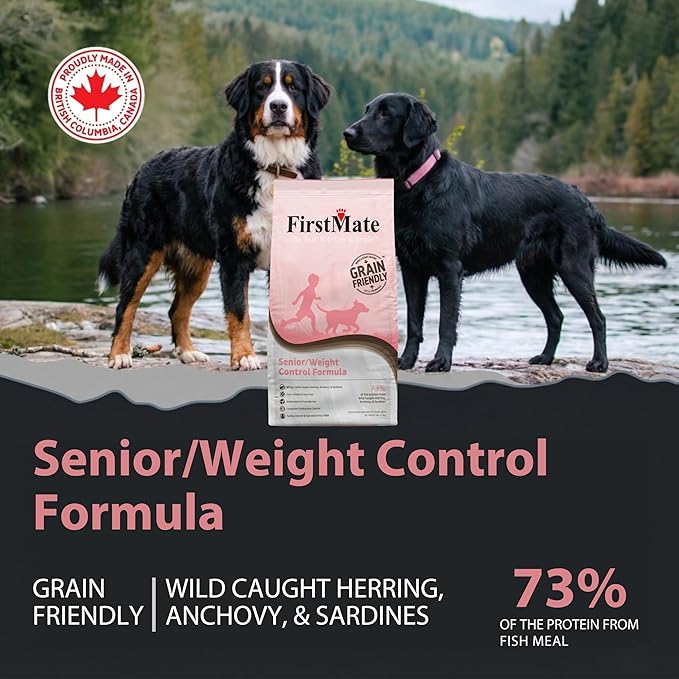 FirstMate Grain Friendly Senior Dog Food, 5 LB