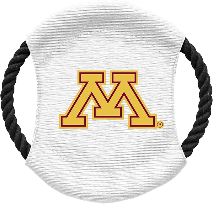 Littlearth NCAA Unisex NCAA Sock Monkey and Flying Disc Pet Toy Combo Set