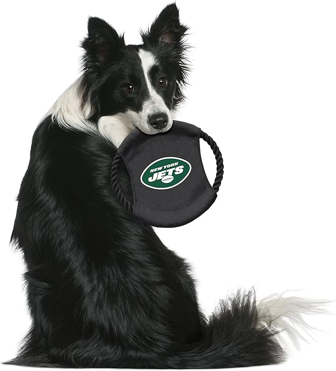 Littlearth NFL Unisex NFL Sock Monkey and Flying Disc Pet Toy Combo Set