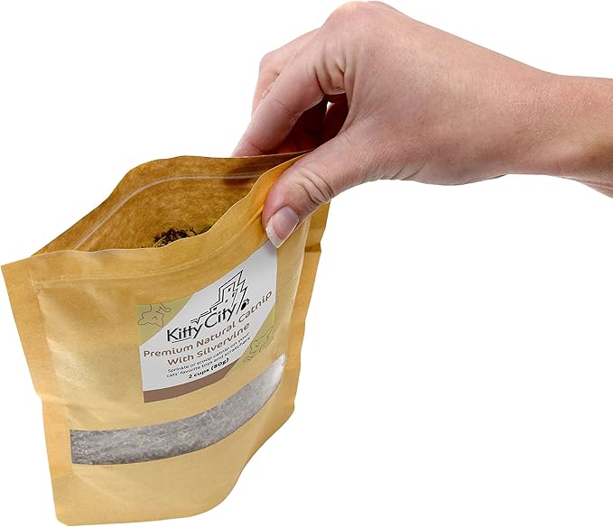 Kitty City Cat Premium Natural Catnip Collection, Catnip With Silvervine