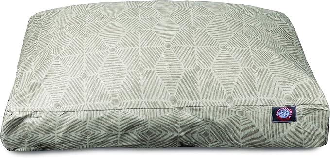 Majestic Pet Charlie Beige Metallic Small Rectangle Pet Bed