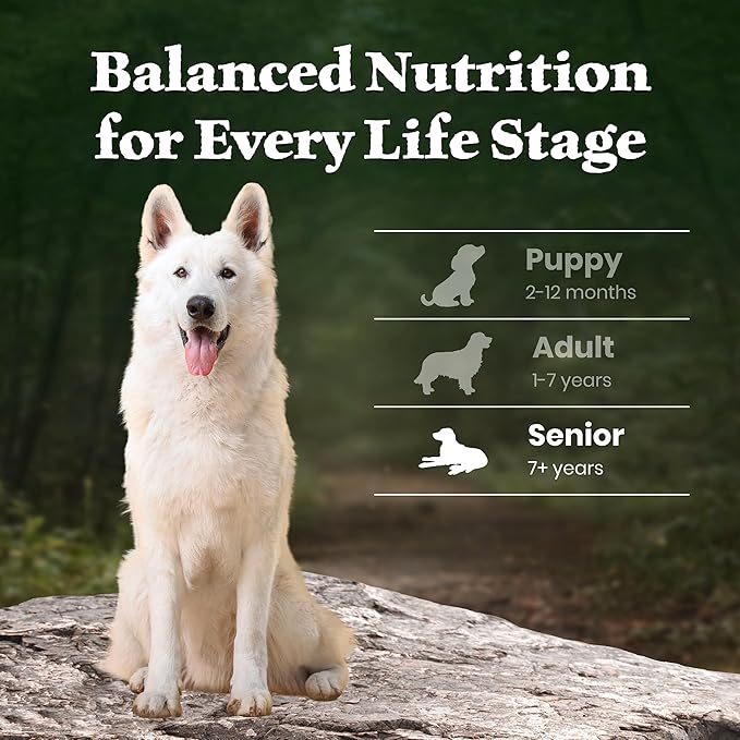 Blue Buffalo Wilderness 31 g Protein, Meat Rich Natural Dry Senior Dog Food, Lamb, Chicken-Free Formula, 24lb Bag