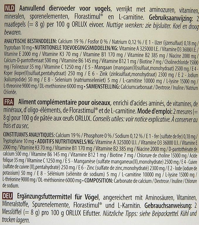 Oropharma - Complement Oiseaux - Opti Breed - 500 G