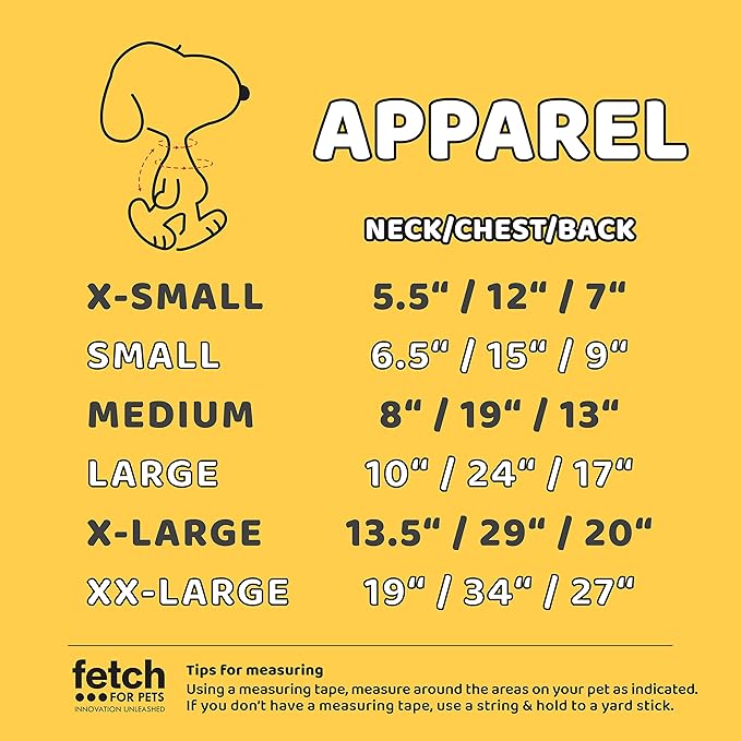 Peanuts for Pets Comics Snoopy Collegiate Dog Sweater, Soft and Comfortable Apparel Clothing Shirt for Medium Dogs, Black