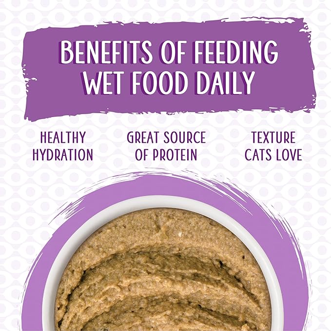 Weruva Wet Cat Food, The Newly Feds with Beef and Salmon Pate, 2.8oz Slide N Serve Pouch, Pack of 12