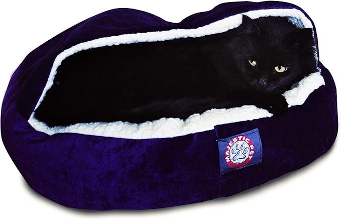 Majestic Pet 18 inch Villa Orange Canopy Cat Bed