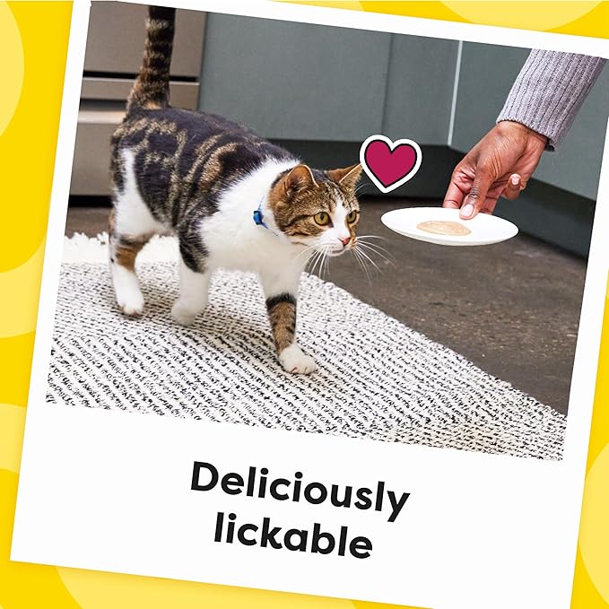 Temptations Creamy Puree Squeezable Lickable Wet Cat Treat with Chicken, 0.42 oz. Tubes, 4 Count