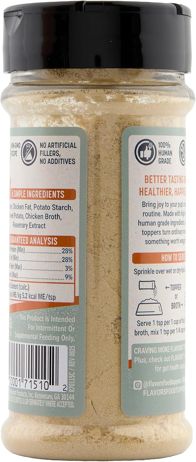 BEAUMONT BASICS Flavors Food Topper for Dogs, Chicken Recipe, 3.1-Ounce
